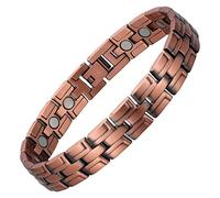 Copper Bracelet for Men Magnetic Christian Bracelet (Copper-2)