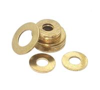 Copper Brass Flat Washer | 2/5/10/20/25 Pcs Multiple Thicknesses & Dimensions: For Plumb And Auto Repairs(M24 x 44mm(2pcs),Thickness 3.0mm)