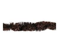 Copper Brown Luxury Christmas Tree Tinsel Decoration - Premium Hanging Ornaments for Indoor/Outdoor Xmas Parties & Seasonal Event Supplies (Pack of 1 (2m))