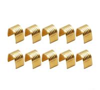 Copper Buckle Wire Cable Terminal 10pcs For 3D Printer Synchronization Belt Accessories, Compatible With 6mm Wide Rubber Belts, Suitable For Ender3 Series And Mechanical Parts(Number of openings)