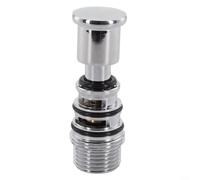 Copper Chrome Shower Diverter Valve, Spring Loaded Triple Outlet Bath Mixer Switch, Brass Lever for Core Water Flow Distributor for Bathtub and Shower Fixtures,(A1001)