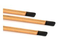 Copper-clad flat carbon rods, Copper Clad Air Carbon Arc Gouging Rods Pack of 3 Multiple Sizes(4x12x355mm)
