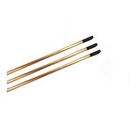 Copper-clad flat carbon rods, Copper Clad Graphite Carbon Arc Gouging Electrodes 3 Pack Multiple Sizes(4x12x355mm)