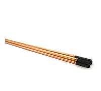 Copper-clad flat carbon rods, Copper Coated Carbon Arc Gouging Electrodes 4-12mm 5 pcs(12mm)