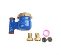 Copper-Clad Vertical Water Meter with Copper Internal Threads for Consistent Residential Water Measurement (DN20)