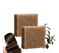 Copper Clay Soap, Handmade Mineral-Rich Detox Bar for Face & Body, Copper Clay Skin Cleanse Soap with Scrubber, Gentle Exfoliating & Purifying Soap for All Skin Types (2Pcs)