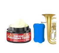 Copper Cleaner,40ml Scratch Rust Remover Paste - Brass Instrument Cleaning Paste,for Trumpet Trombone Jewelry Watch Ring Car Parts Hardware