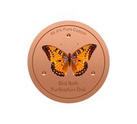 Copper Cleaning Plate 10cm Bathtub Cleaning Plate Triple Support Water Plate Outdoor Garden Insert (B, One Size)