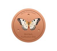 Copper Cleaning Plate 10cm Bathtub Cleaning Plate Triple Support Water Plate Outdoor Garden Insert (D, One Size)