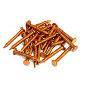 Copper Clout Nails - Pure Solid Copper Roofing Nails for Felt, Sheeting, Tree Stump Removal - Rustproof Outdoor Fixing - Various Pack Sizes (38mm x 3.35mm, 100 gram)