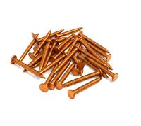 Copper Clout Nails - Pure Solid Copper Roofing Nails for Felt, Sheeting, Tree Stump Removal - Rustproof Outdoor Fixing - Various Pack Sizes (38mm x 3.35mm, 500 gram)