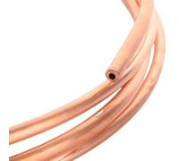 Copper Coil 2/3/4/6/8/10/12/16/19/22mm Copper Tube Air Conditioning Copper Tube 99.9% T2 Soft Copper Tube 1pc(1 meter,5x1mm)