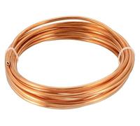 Copper Coil Tubing, 3 Meters T2 Copper Tube Hollow Tubing Wall Thickness 0.8Mm, Metal Round Ideal for DIY and Professional Projects(OD 9.52mm)