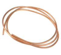 Copper Coil Tubing, T2 Copper Tube Hollow Tubing Wall Thickness 0.8Mm, Length 1 Meter Soft Metal Ideal for DIY and Professional Projects(OD 14mm)