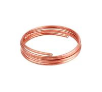 Copper Coil Wire, 1M Soft Coil Copper Tube T2 Red Tubing Airs Conditioning Refrigeration Capillary Wire Pipes(8x5mm)