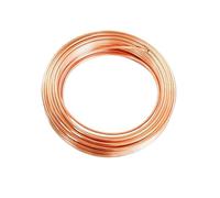 Copper Coil Wire, 1pcs 1.6-25mm Copper Coil Pipe Tube for Plumbing, Water, Gas & DIY Central Heating(15.88mm x 1mm)