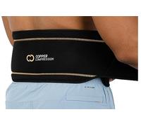 Copper Compression Lower Back Lumbar Support Brace, #1 Guaranteed Highest Copper Content, Great for All Activities! Infused Fit Wrap/Belt, Wear Anywhere! (Waist 28" - 38")