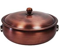 Copper Cooking Pot Cooking Pot Copper Hot Pot Induction Cooker Gas Copper Soup Pot Thickened Retro Pot Pure Copper Manual Pot Copper Pot Kitchen Cookware Pots Nonstick Pan Copper Pots For C