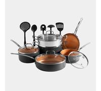 Copper Cookware Set - 11 Piece