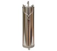 Copper Core Stainless Steel Heavy Duty Bottom Sampler for Oil, Fuel & Wastewater Collection - Leakproof Design