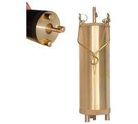 Copper Core Stainless Steel Heavy Duty Bottom Sampler for Oil, Fuel & Wastewater Collection - Leakproof Design