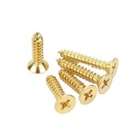 Copper Countsunk Cross Recessed Self Tapping Screws M2 M3 M3.5 M4 M5 M6 M8 Flat Head Cross Recessed Tapping Screws(M3x8mm 40pcs)