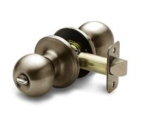 Copper Creek 1 Pack Antique Brass Ball Door Knobs - Privacy - BK2030AB
