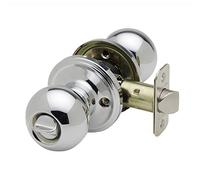 Copper Creek BK2030PS Ball Privacy Door Knob, Polished Stainless