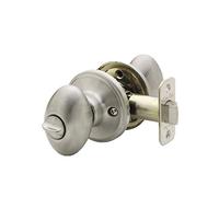 Copper Creek EK2030SS Egg Door Knob, Privacy Function, 1 Pack, in Satin Stainless