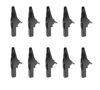 Copper Crocodile Clips 1500V32A 4mm Banana Socket with 10Pc and Copper crafted from Metal catering to demanding electronic projects (black)