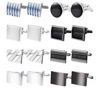 Copper Cufflinks Set Exquisite French Design Shirt Cuff Links Suitable for Various Formal Attires Wedding Business Men Cufflinks Shirt