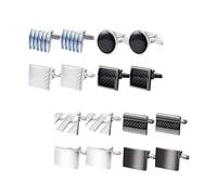 Copper Cufflinks Set Exquisite French Design Shirt Cuff Links Suitable for Various Formal Attires Wedding Business Men Cufflinks Shirt