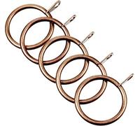 Copper Curtain Rings - 40mm Metal Eyelet Rings Pack of 24