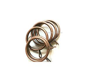 Copper Curtain Rings 40mm Strong Metal Curtain Hanging Rings Curtain Pole Ring Sliding Eyelet Rings for Curtains and Rods Pack of 60.