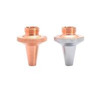 Copper Cutting Welding Nozzle， Fiber Cutting Nozzle D15xH19xM8mm Single Double Layers 1.0-3.0mm(Double Layer,1.0mm)