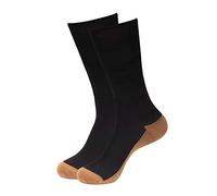 Copper D 1 Pair Rayon from Bamboo Copper Compression Socks Stocking (15-20mmHg) to Reduce Swelling, Have Better Blood Flow or Comfort Support for Every Day Uses, Small Medium