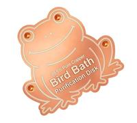 Copper Disc - Bird Bath Cleaner, Garden Water Maintenance, Natural Element, Keeps Outdoor Basins Clear Fresh, Yard Care Hardware, Round Pure Metal Plate Patio Balcony Use