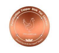 Copper Disc for Bird Bath 10cm Water Purification Plate