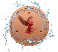 Copper Disc for Bird Bath 4 inch All-Season Water Cleaning