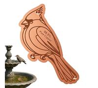 Copper Disc for Bird Bath, Reinforced, Universal Three-Point Cushion, Bird Bath Copper Disc, For Use in the Garden, Patio and Patio, in the Yard, on Lawn, In and Water Bowls