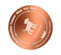 Copper Disc for Bird Baths, 9.9 cm Reinforced Copper Tray, Bird Bath for Outdoor Use | For Pets Finches Monk's Parakeets Aviary Home Garden Backyard Courtyard Landscaping Park
