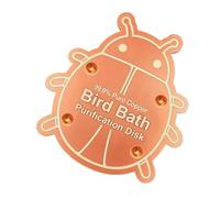 Copper Disc for the Bird Bath, Safe Animal-shaped Universal Cleaning, Pure Water Disc for Outdoor Bird Baths - Yard, Patio, Balcony, Lawn, Grassland and as Decorative