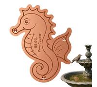 Copper Disc for Use in Bird Baths Decorative Water Clarification Bird Bath Cleaner Bird Safe for Outdoors, Garden, Backyard, Pond, Patio, Bowls, Holidays and Birthdays