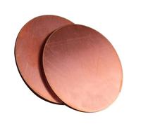 Copper Discs T2 Copper Plate Copper Sheet Round Pad Dia 50/100/150/200mm Thick 0.8/1/1.5/2/2.5/3.0 mm(2.0x100mm 1pc)