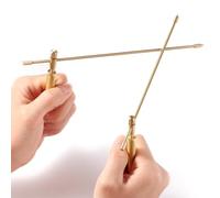 Copper Dowsing Rod Pair - Flexible Swivel Divining Sticks, Upgraded Dual Rod Set For Locating Water Sources, Exploring Paranormal Energy, Item Search