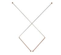 Copper Dowsing Rods, 2PCS Divining Rods for Ghost Hunting Tools, Divining Water Treasure Buried Items Etc