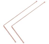 Copper Dowsing Rods - 99.9% Pure Copper 2PCS Divining Rods - for Ghost Hunting Tools, Divining Water, Treasure, Buried Items Etc(B)