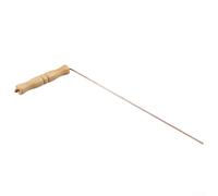 Copper Dowsing Rods, 99.9% Pure Copper Detecting Rod with Wooden Handles, Water Finding Rods for Divination, Gold Prospecting, Mineral Hunting, Paranormal Inves(1pcs)