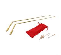 Copper Dowsing Rods L-Shaped 22in Retractable for Water Finding(4PCS)