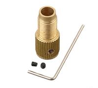 Copper Drill Clamp M8 3.17mm Self-Locking Shaft(M8-5mm) | for durable brass construction, 2.35mm hole size, 23.5mm length, for ideal for mini motors, secure grip